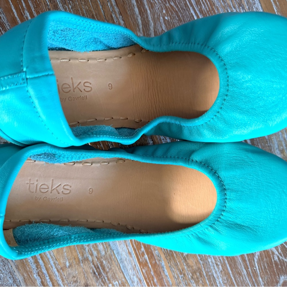 TIEKS Tieks blue classic limited edition 9 New unworn - Picture 4 of 6